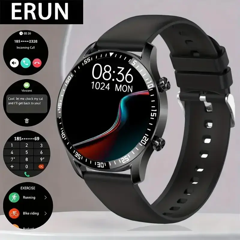 Smart Watch with Large Screen & Step Counter for Men