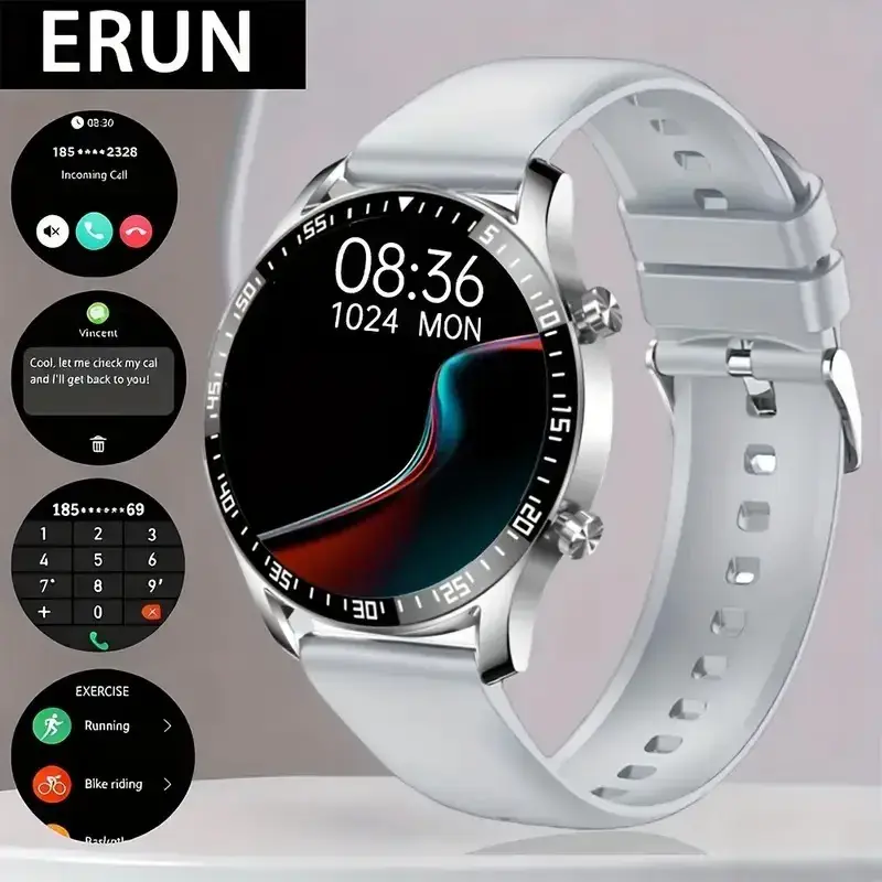 Smart Watch with Large Screen & Step Counter for Men