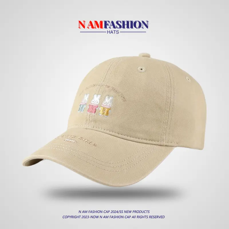 Korean-style Rabbit Cap for Girls Sunscreen Face Show - Image 6