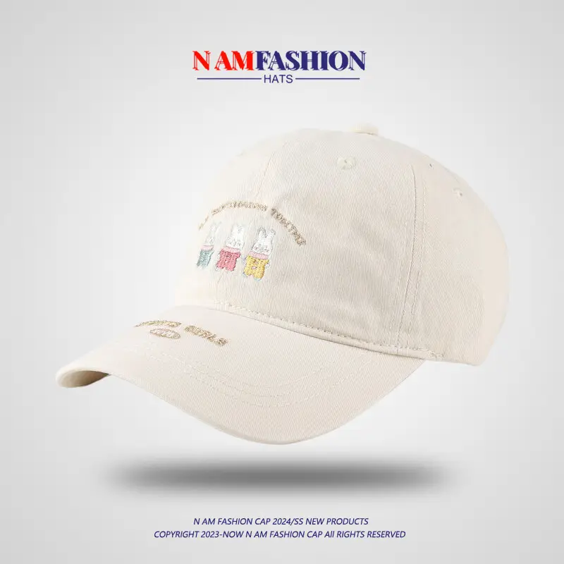 Korean-style Rabbit Cap for Girls Sunscreen Face Show - Image 7