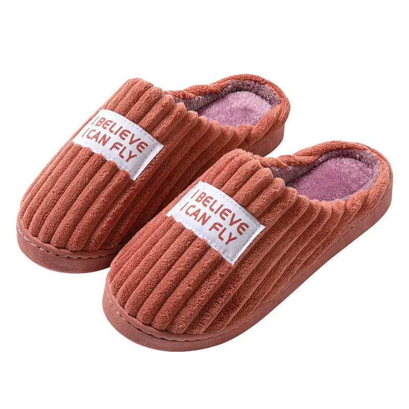 Men Cotton Slippers Autumn Winter 2024 Non-Slip Thick - Image 8