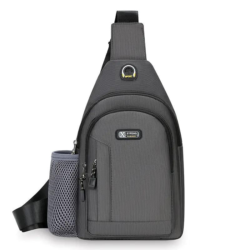 Men's Waterproof Crossbody Bag Black Ultra-light - Image 5