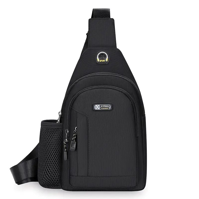Men's Waterproof Crossbody Bag Black Ultra-light - Image 2