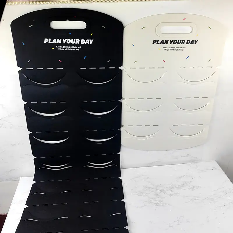 Felt Hat Storage Bag Black White Foldable Wall Hanging - Image 4