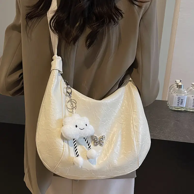 White Cat Decor Shoulder Bag for Women Summer 2024 - Image 9