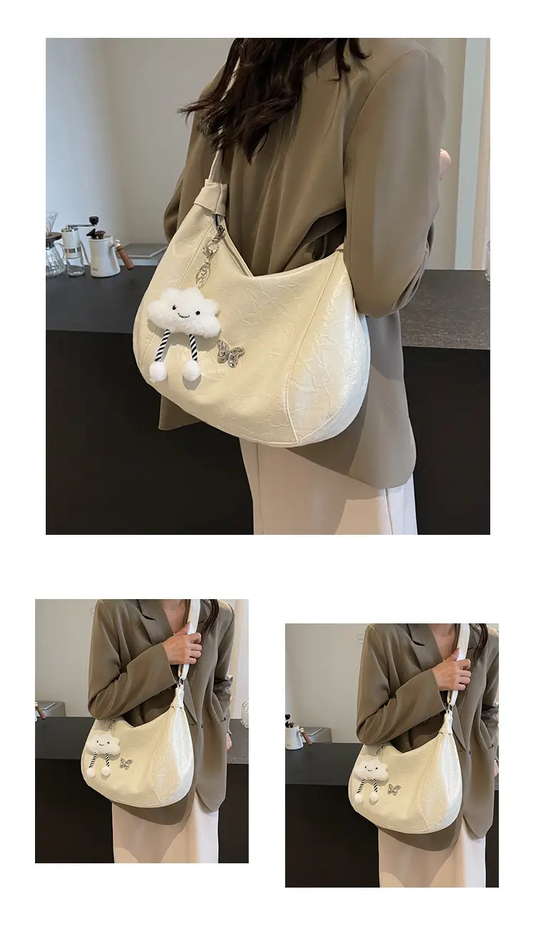 White Cat Decor Shoulder Bag for Women Summer 2024 — feature 11