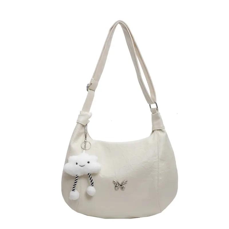 White Cat Decor Shoulder Bag for Women Summer 2024 - Image 2