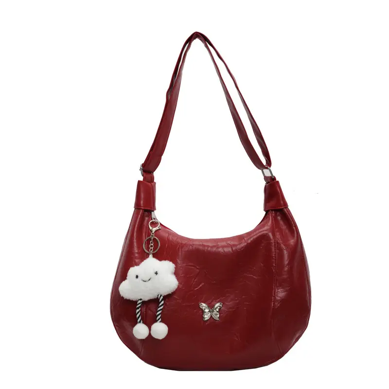 White Cat Decor Shoulder Bag for Women Summer 2024 - Image 3