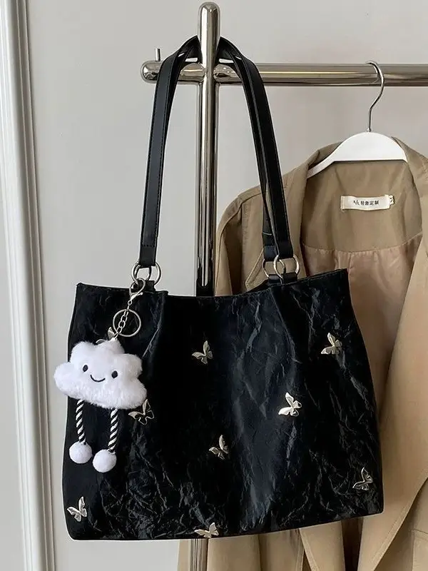 Women's Embroidered Shoulder Bag Cream 2025 - Image 9