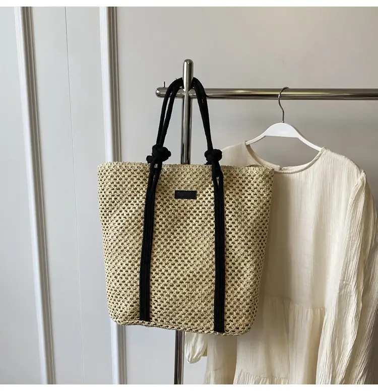 Women Straw Large Shoulder Bag 2024 Spring Summer — feature 25