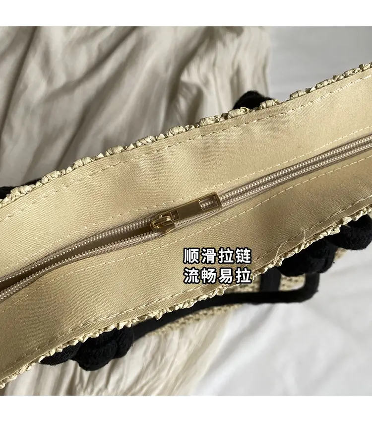 Women Straw Large Shoulder Bag 2024 Spring Summer — feature 6