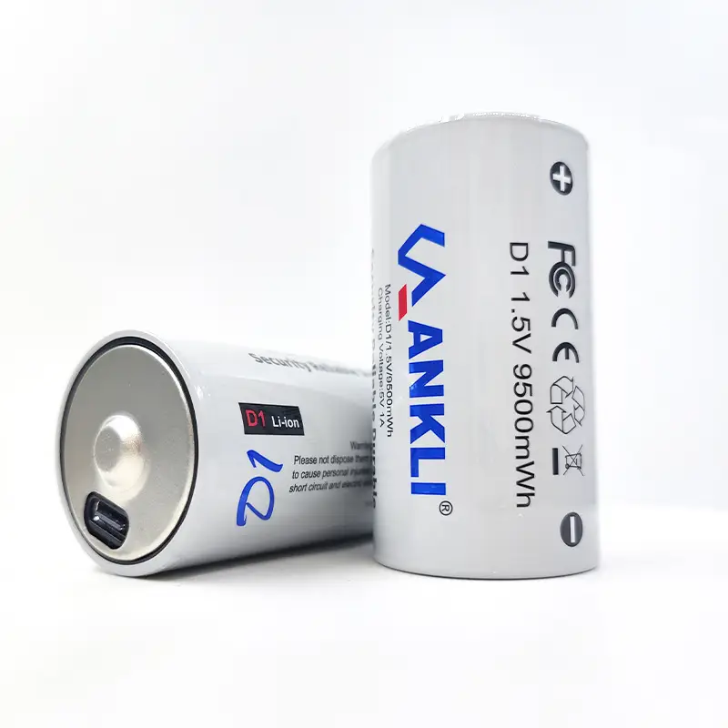 Large Capacity No. 1 1.5V Lithium Battery 1-Pack in Stock for Water Heaters, Camping Lights, Flashlights, USB Rechargeable Battery