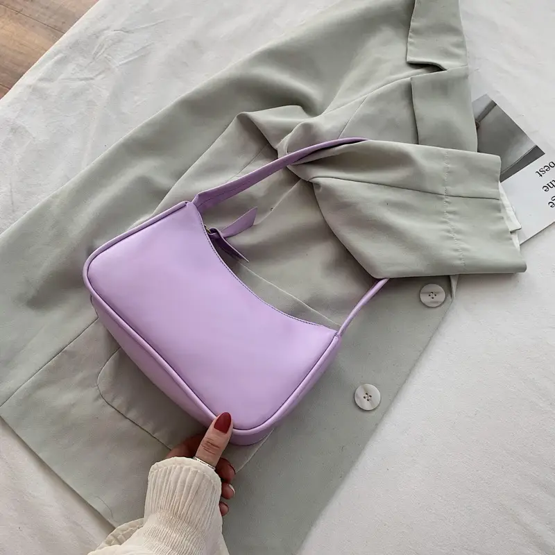 Light Blue Women's Shoulder Bag for Everyday Use - Image 3
