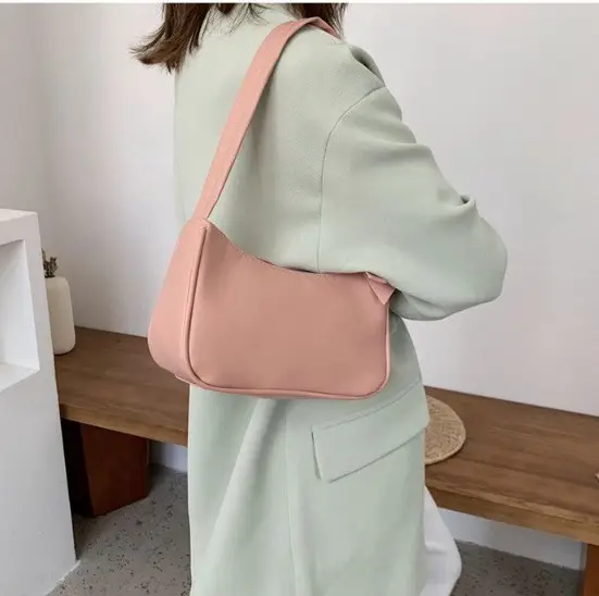 Light Blue Women's Shoulder Bag for Everyday Use - Image 6
