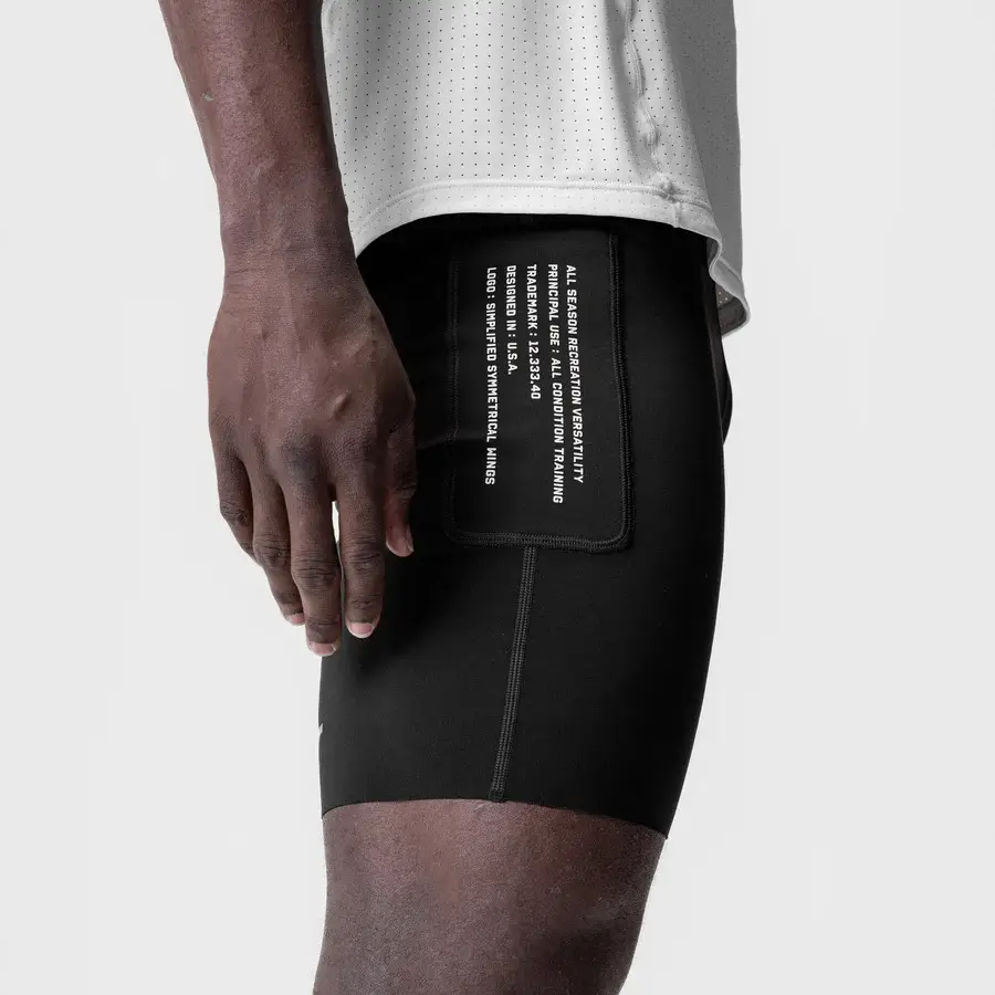 Men's Black Quick-Drying Sports Shorts — feature 14