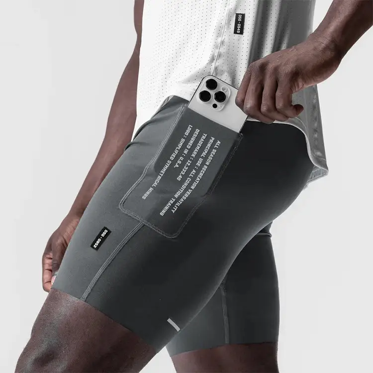 Men's Black Quick-Drying Sports Shorts — feature 16