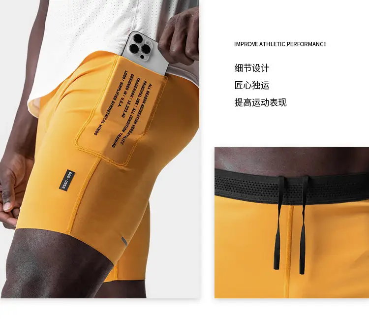 Men's Black Quick-Drying Sports Shorts — feature 4