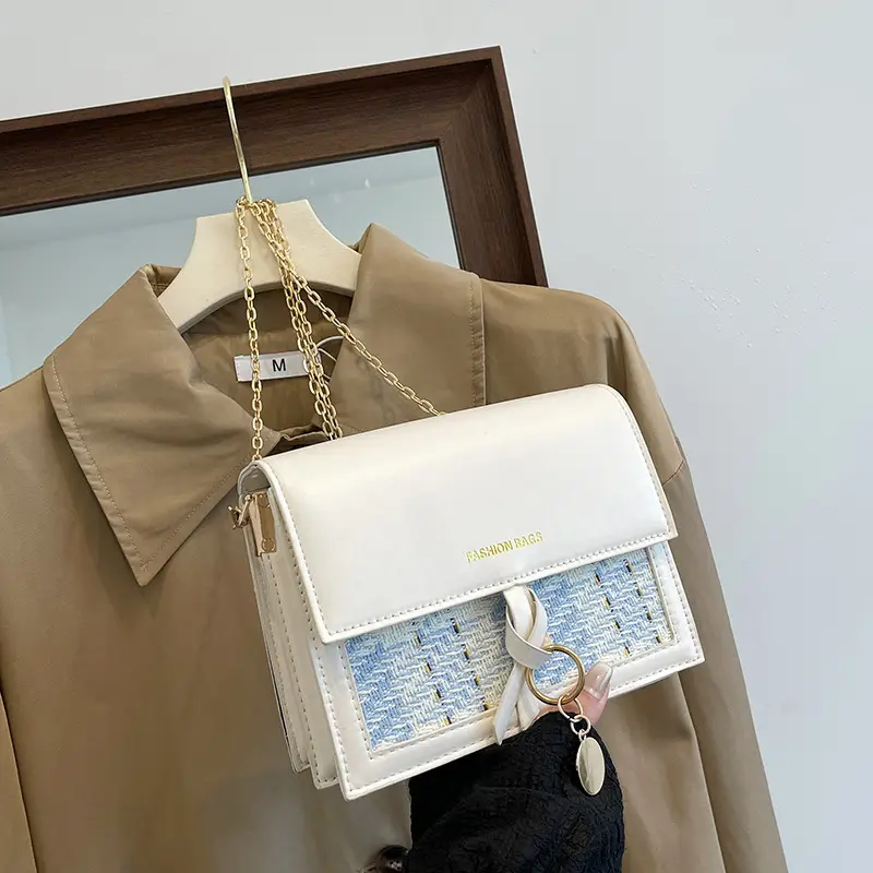 White Korean Style Shoulder Bag for Women 2026 - Image 6