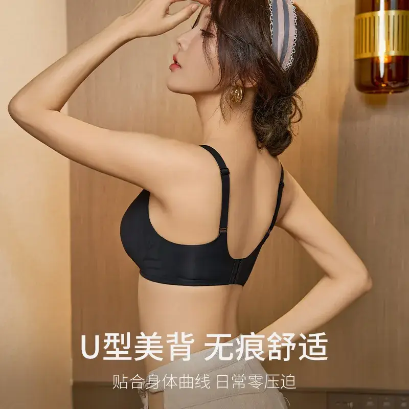 Women's Summer Thin Non-Sagging Steel Ring Bra - Image 8