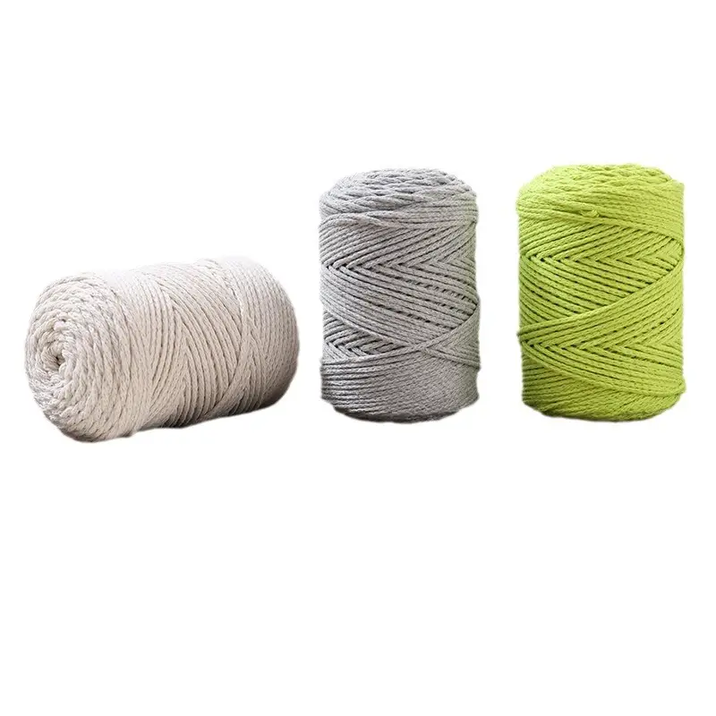 Hollow cotton thread 120g 2mm hollow yarn hook bag crochet wool diy handmade yarn factory outlet