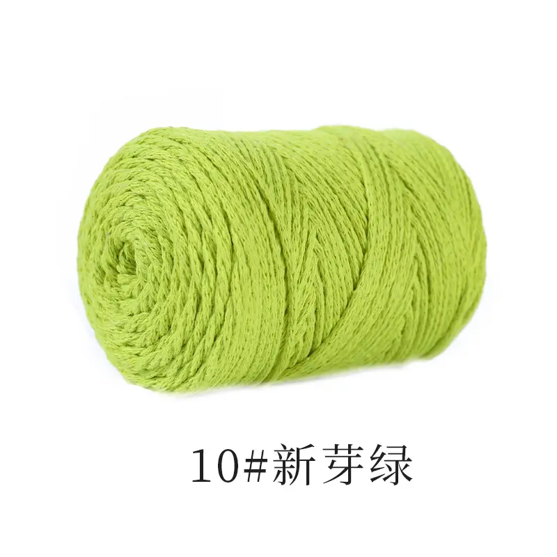 Hollow cotton thread 120g 2mm hollow yarn hook bag crochet wool diy handmade yarn factory outlet