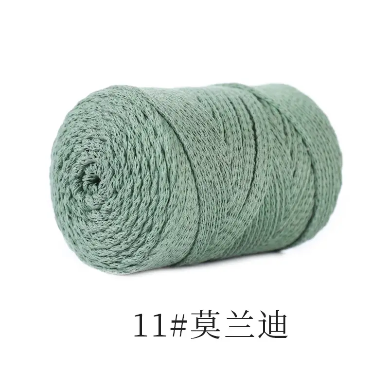 Hollow cotton thread 120g 2mm hollow yarn hook bag crochet wool diy handmade yarn factory outlet