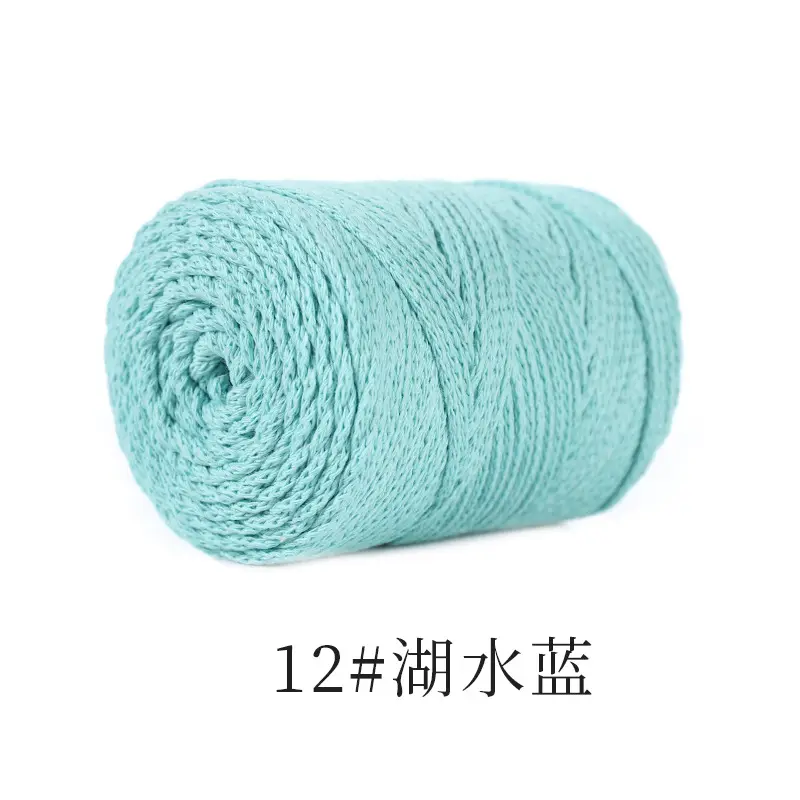 Hollow cotton thread 120g 2mm hollow yarn hook bag crochet wool diy handmade yarn factory outlet
