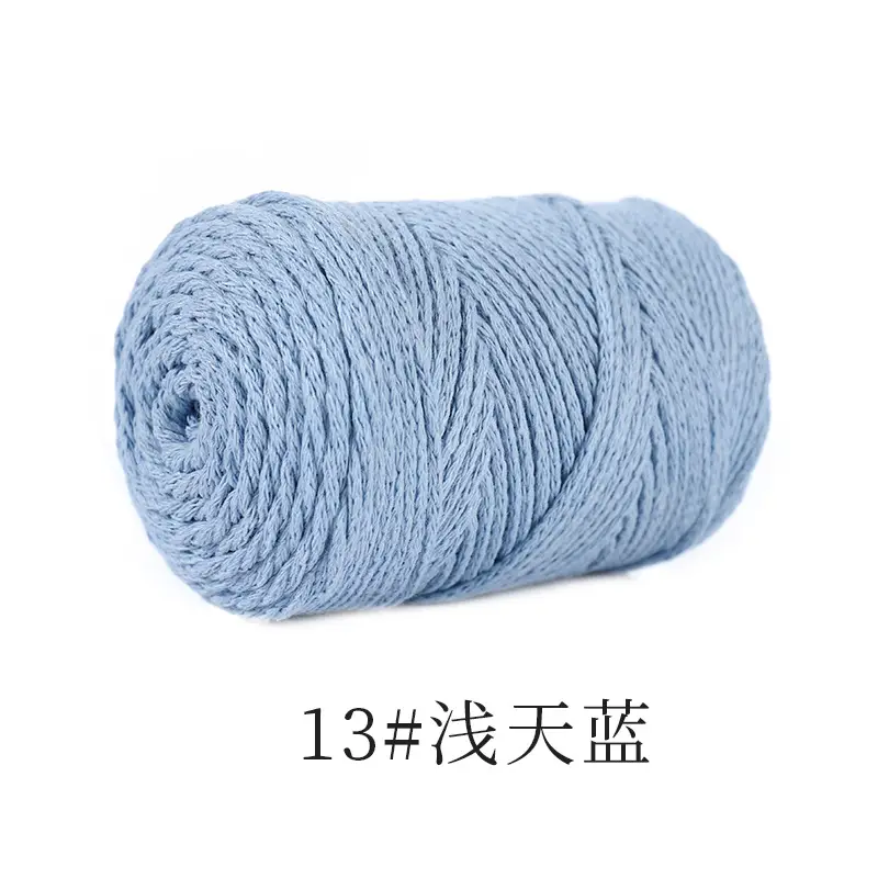 Hollow cotton thread 120g 2mm hollow yarn hook bag crochet wool diy handmade yarn factory outlet