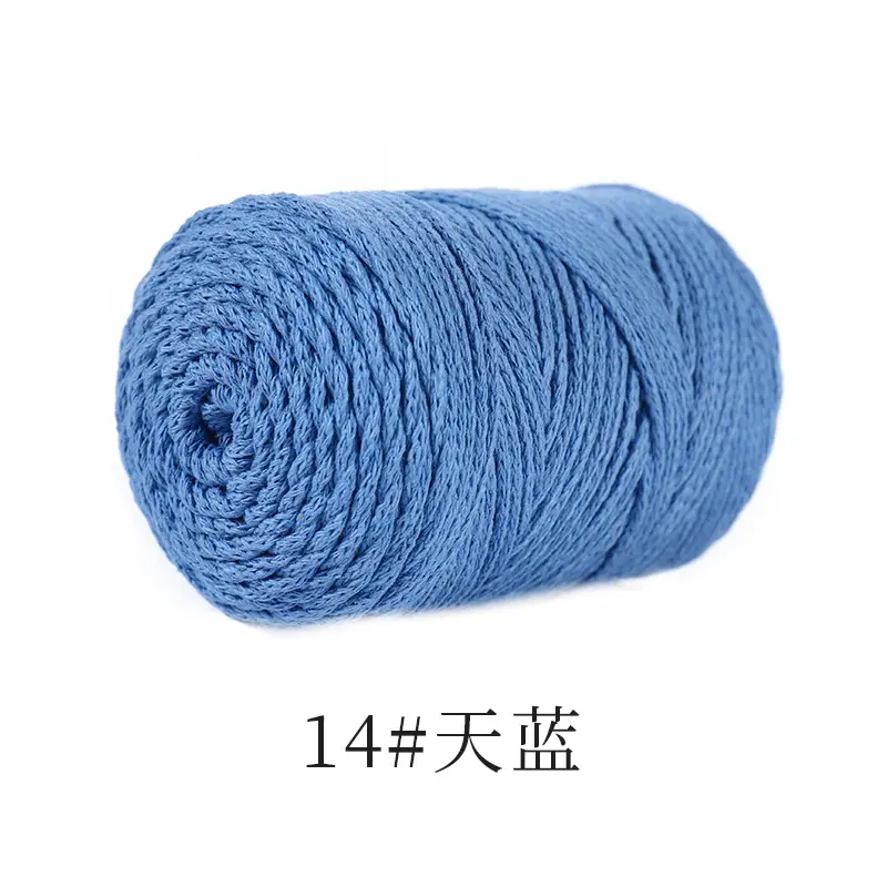 Hollow cotton thread 120g 2mm hollow yarn hook bag crochet wool diy handmade yarn factory outlet