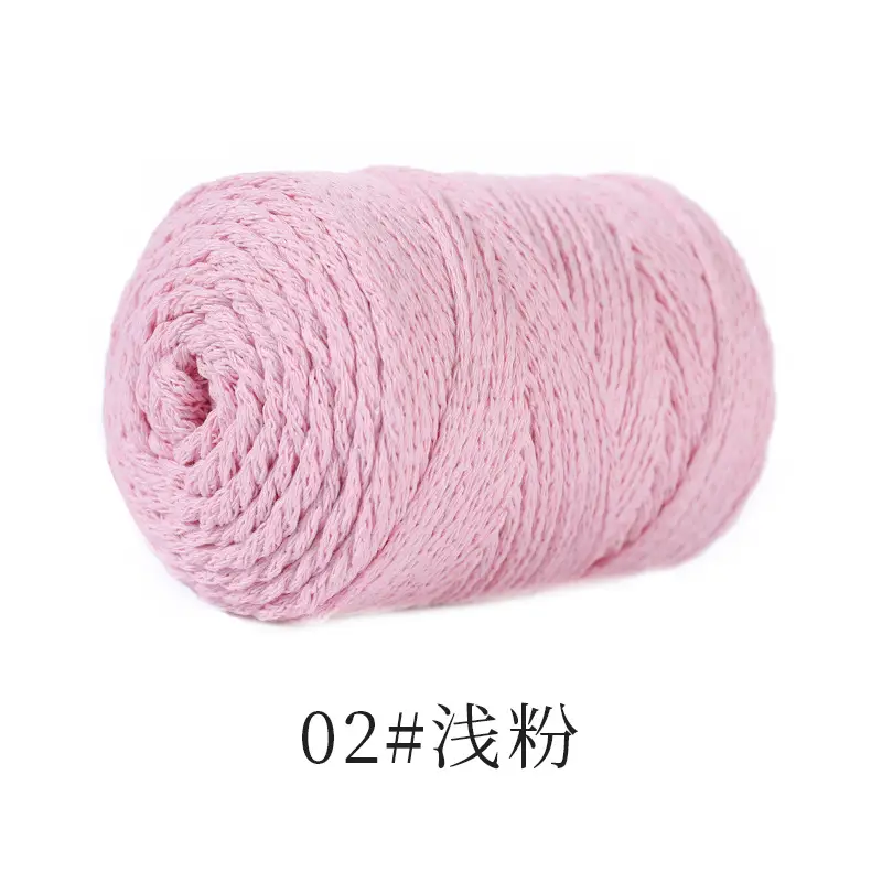 Hollow cotton thread 120g 2mm hollow yarn hook bag crochet wool diy handmade yarn factory outlet