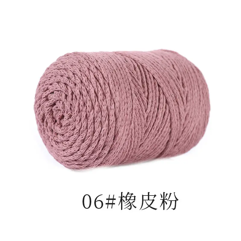 Hollow cotton thread 120g 2mm hollow yarn hook bag crochet wool diy handmade yarn factory outlet