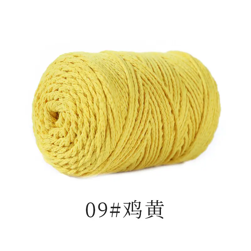 Hollow cotton thread 120g 2mm hollow yarn hook bag crochet wool diy handmade yarn factory outlet
