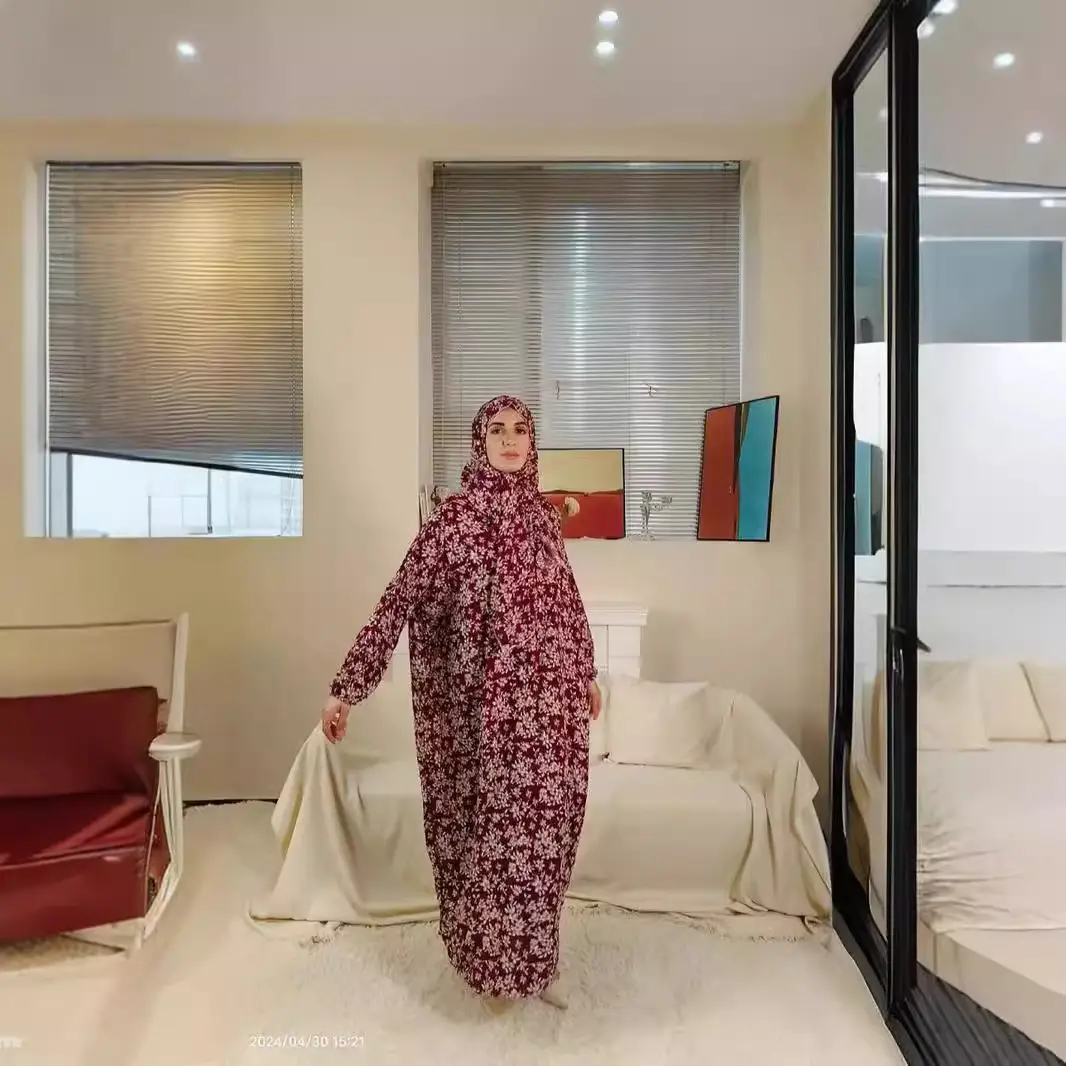 Women's Traditional Scarf Clothing, Comfortable and Breathable African Print Robe — feature 2