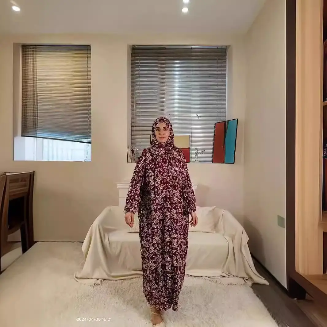 Women's Traditional Scarf Clothing, Comfortable and Breathable African Print Robe — feature 5