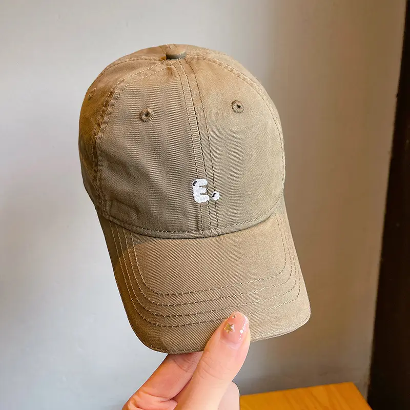 Pink Embroidered Baseball Cap for Boys Girls