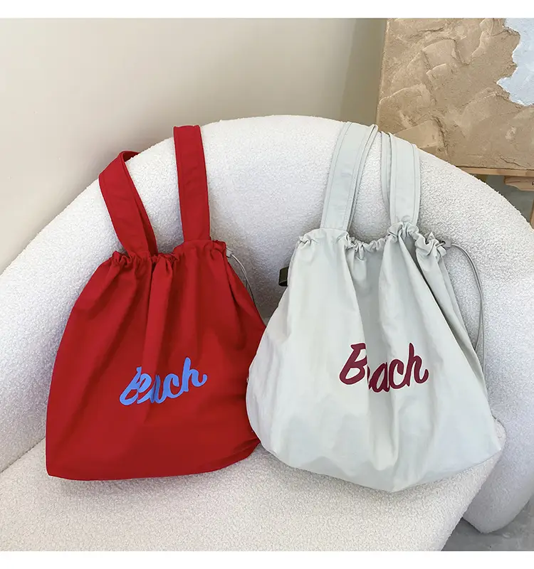 Korean Style Lazy Canvas Shoulder Bag Women — feature 25