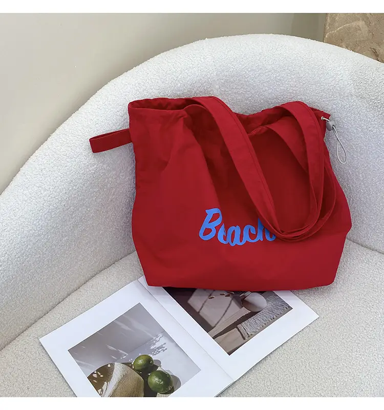 Korean Style Lazy Canvas Shoulder Bag Women — feature 27