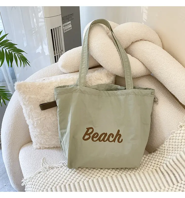 Korean Style Lazy Canvas Shoulder Bag Women — feature 41