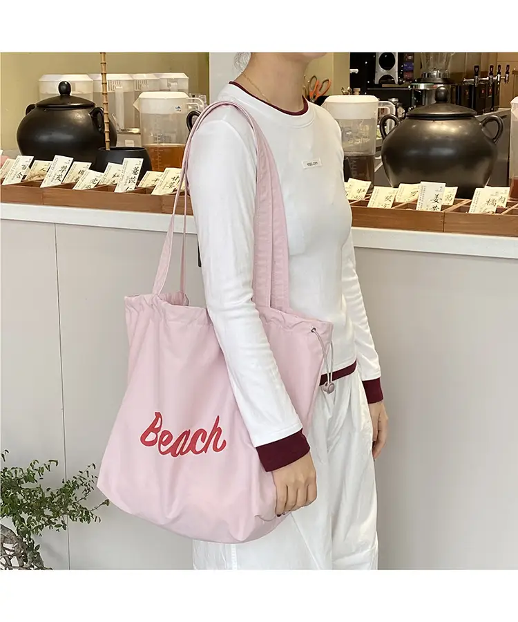 Korean Style Lazy Canvas Shoulder Bag Women — feature 44