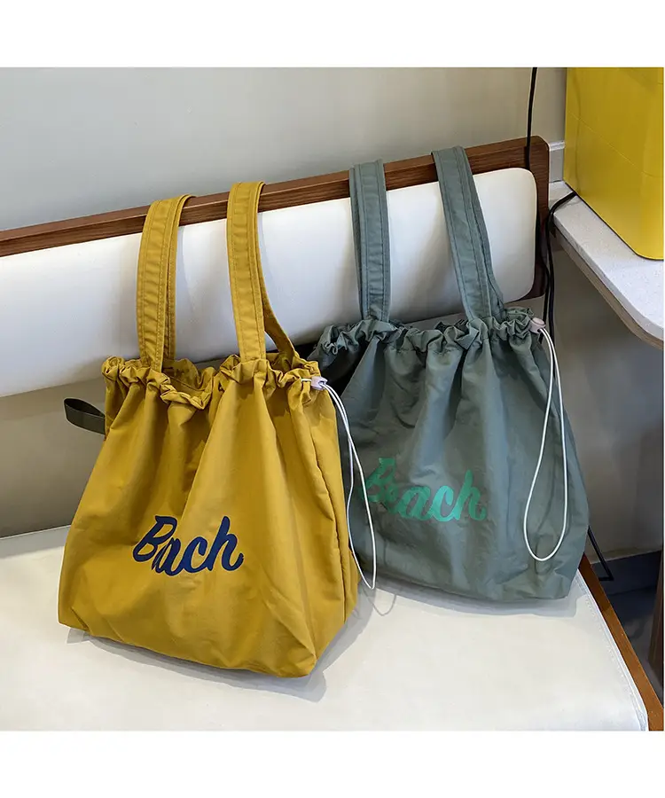 Korean Style Lazy Canvas Shoulder Bag Women — feature 45