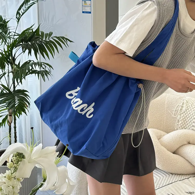 Korean Style Lazy Canvas Shoulder Bag Women - Image 9