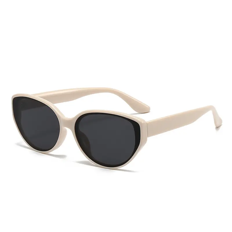 Retro Cat-Eye Sunglasses for Women Brown Anti-UV