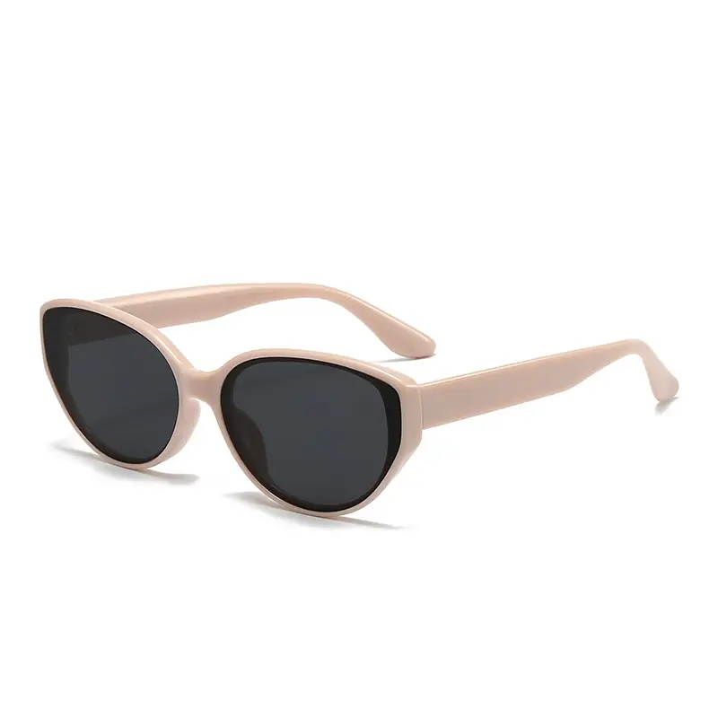 Retro Cat-Eye Sunglasses for Women Brown Anti-UV
