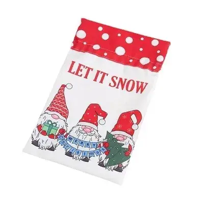 Christmas Candy Bag "Make a Wish" Red Star Design