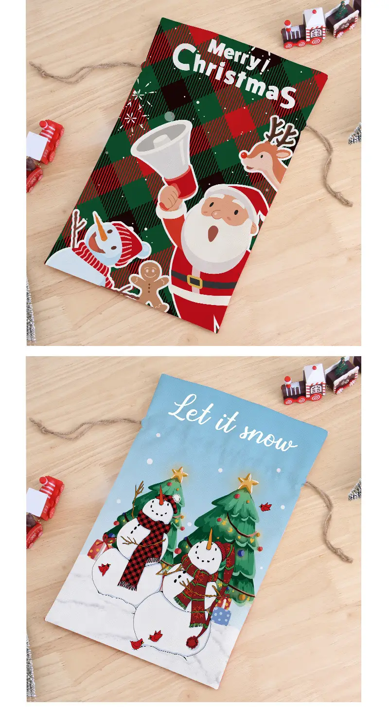 Christmas Candy Bag "Make a Wish" Red Star Design — feature 6