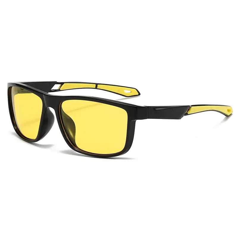 Men Windproof Polarized Sunglasses Yellow Lens - Image 10