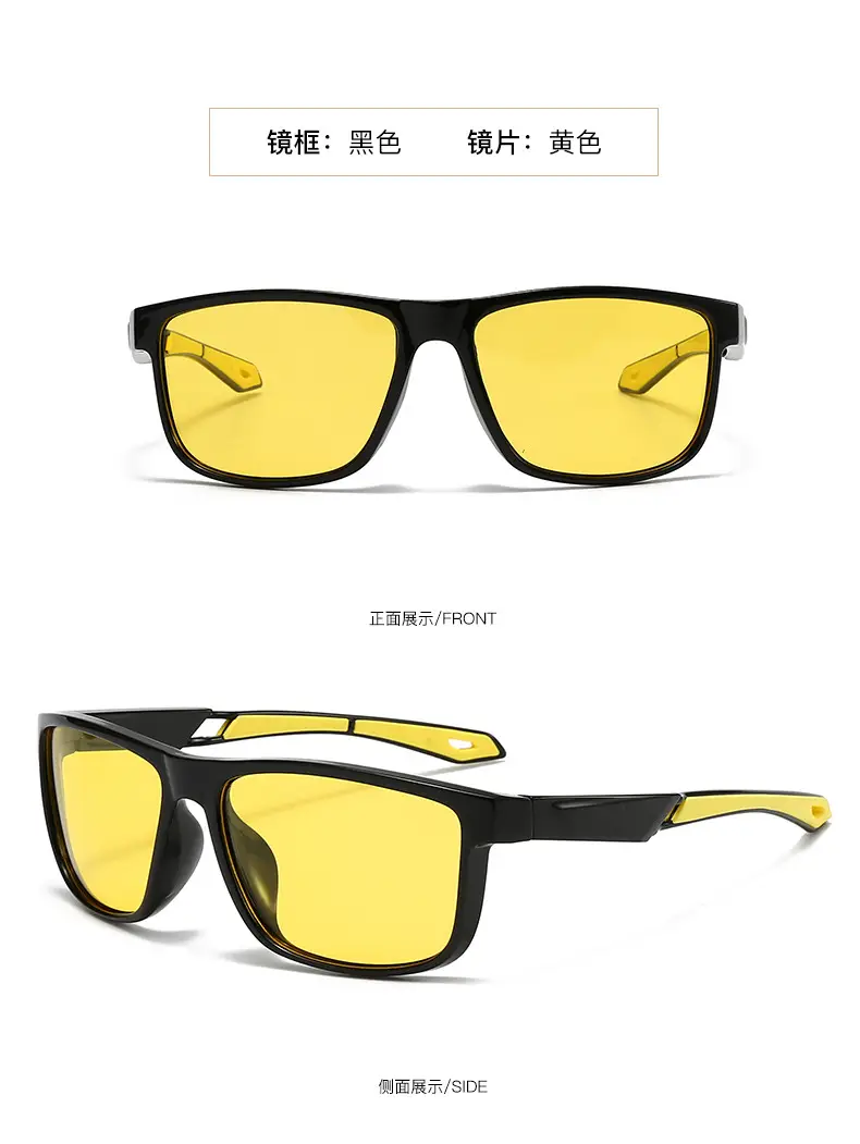 Men Windproof Polarized Sunglasses Yellow Lens — feature 11