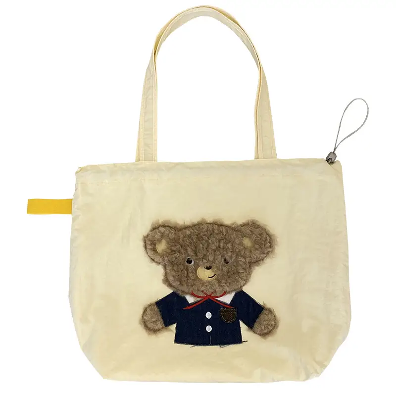 Cute Embroidered Women's Shoulder Bag Orange Large Capacity - Image 10