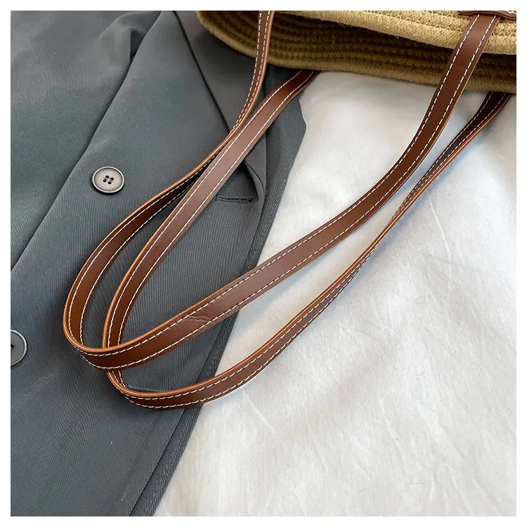 Straw Beach Bag Large Capacity Wind Resistant — feature 7