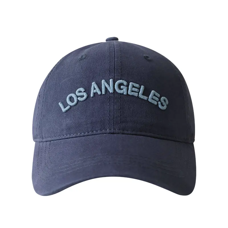Purple Los Angeles Embroidered Baseball Cap - Image 11